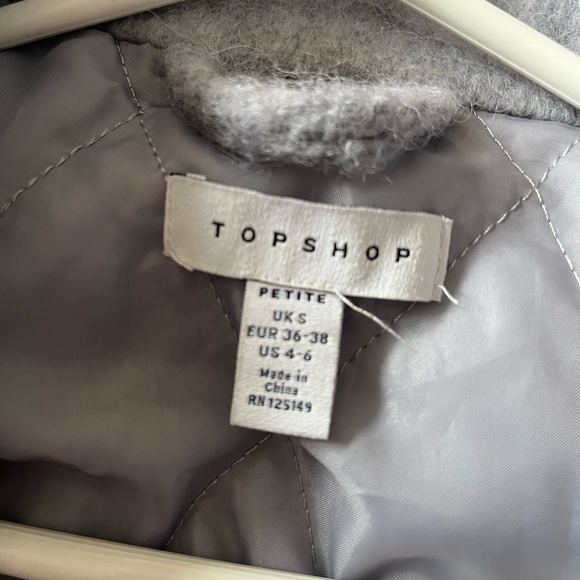 TopShop grey Shacket - Picture 2 of 2